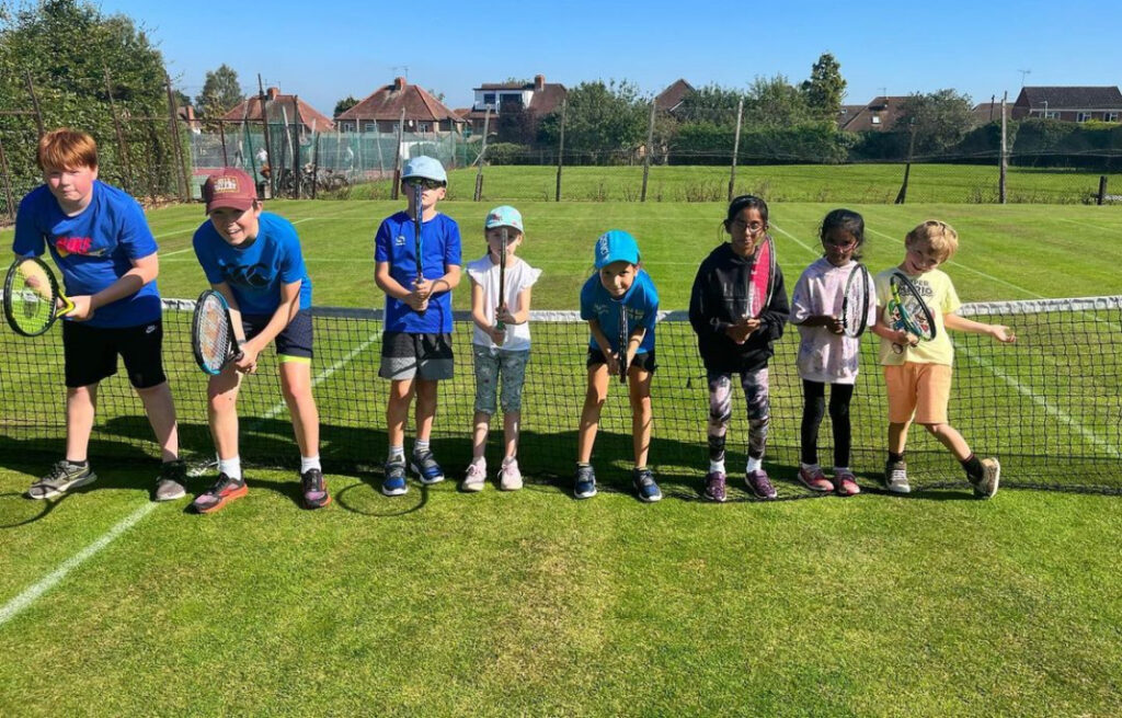 Junior tennis coaching