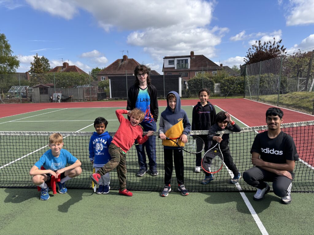 Junior tennis coaching