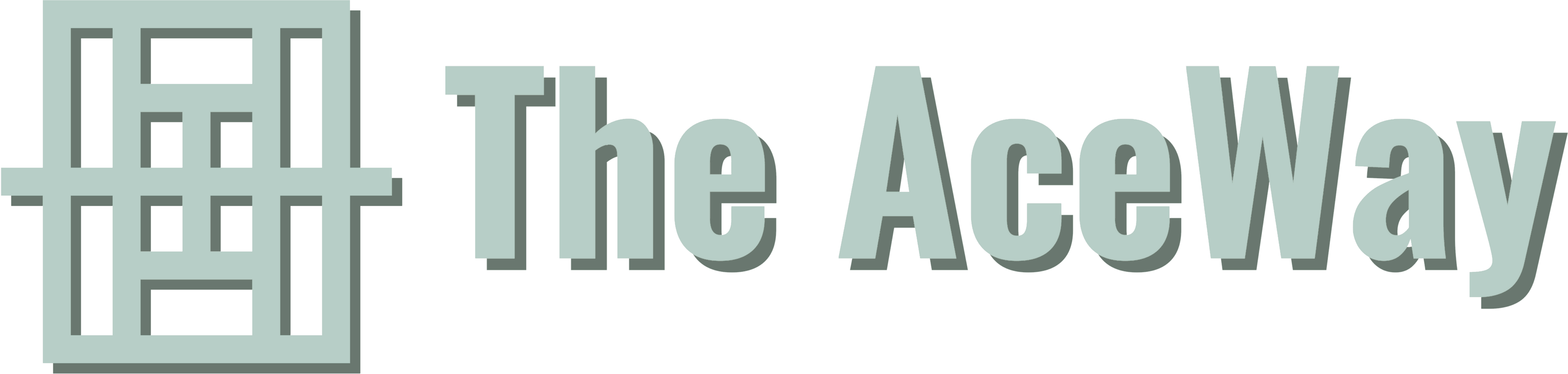 the aceway mint green logo